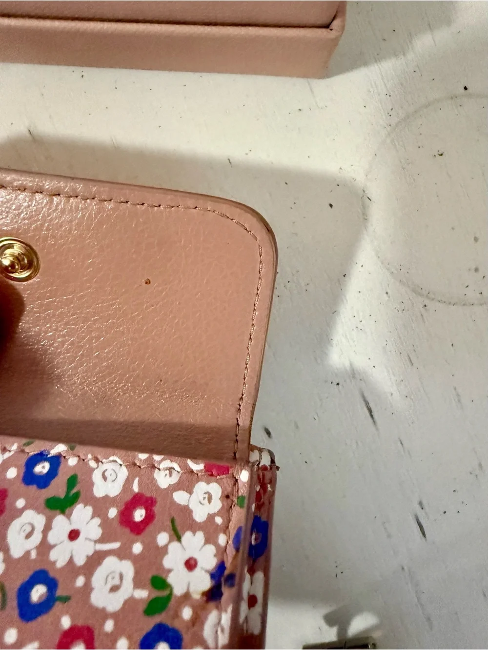 Miu Miu Portamonete authentic tri fold wallet in original Box